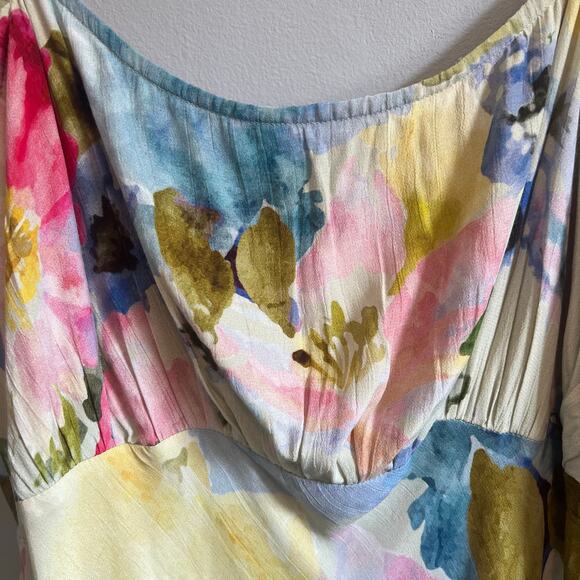 Anthropologie Conditions Apply Sleeveless Slim Midi Dress Size 2X - Picture 6 of 10